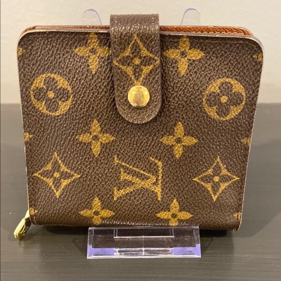 Louis Vuitton Monogram Kisslock Bi-Fold Wallet with box - Picture 1 of 11